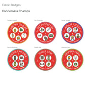 Pony Stars Fabric Badges CC