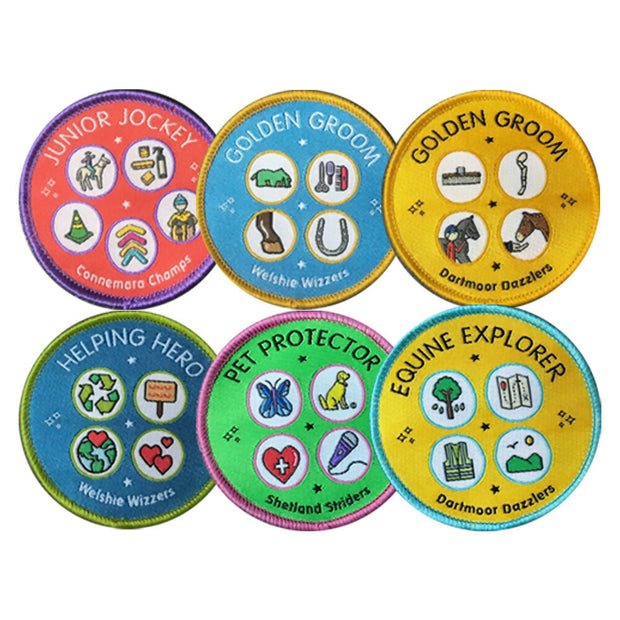 Pony Stars Fabric Badges Set