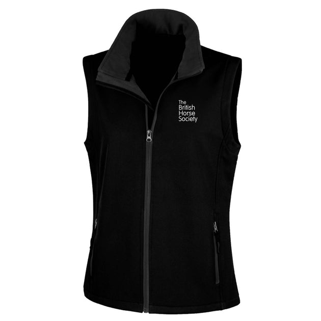 BHS Fitted Softshell Gilet – The British Horse Society Shop